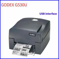 2PCS Godex G530U 2D/1D USB Direct Thermal Barcode Printer 300 dpi Label Printer