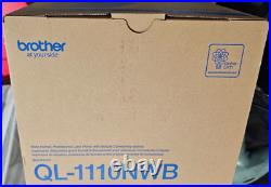 Brother QL-1110NWBC Direct Thermal Printer, Postage and Barcode, Wireless