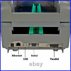 Datamax E-4205A Direct Thermal Barcode Printer Cutter LAN USB Serial Parallel