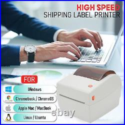 Direct Thermal Shipping Label Printer USB Interface Maker ABS USA