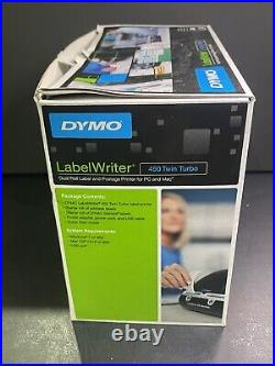 Dymo LabelWriter 450 Twin Turbo Direct Thermal Label Printer W P adapter & USB