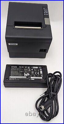 Epson TM-T88IV M129H USB Direct Thermal Receipt POS Printer with OEM Power Supply