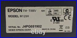 Epson TM-T88IV M129H USB Direct Thermal Receipt POS Printer with OEM Power Supply