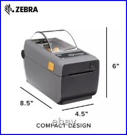 Ex Zebra ZD410 300 dpi Direct Thermal Barcode Ad Qual Label Printer USB Ethernet