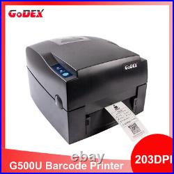 GODEX G500U 203dpi USB Thermal Transfer & Direct Thermal Lable Barcode Printer