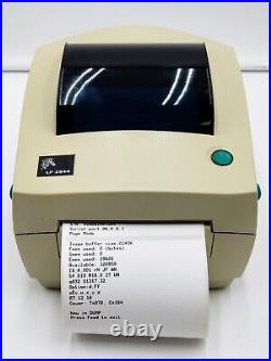 LOT OF (3) Zebra LP 2844 USB Direct Thermal Label Printer