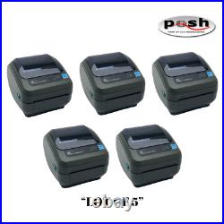 LOT OF 5 Zebra GX430d Direct Thermal Desktop Label Printer PARTS ONLY