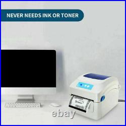 Shipping Label Printer Direct Thermal Barcode USB printer With 6 Rolls labels