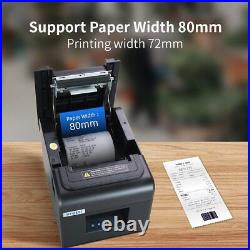 Vretti Thermal Receipt Printer, 3'1/8 80mm Direct Thermal Printer with USB Se