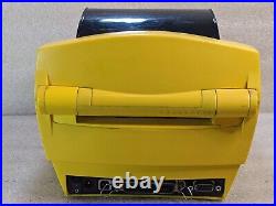 Works Zebra Yellow LP2844 USB 4x6 Shipping Direct Thermal Label Printer Bundle