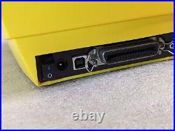 Works Zebra Yellow LP2844 USB 4x6 Shipping Direct Thermal Label Printer Bundle