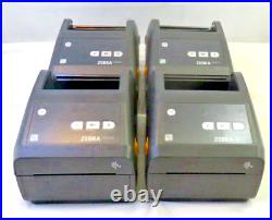 ZEBRA ZD420 Direct Thermal USB Label Printer, Lot of 4, FOR PARTS/ REPAIR