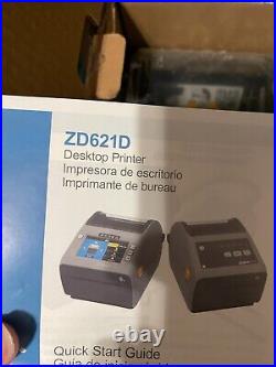ZEBRA ZD621 Direct Thermal Desktop Printer 300 dpi Print Width 4-inch USB Serial