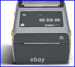 ZEBRA ZD621 Direct Thermal Desktop Printer Print Width 4-in USB Serial Ethernet