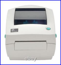 Zebra GC420D Direct Thermal Desktop Label Printer with OEM PWR Adapter & USB 2.0