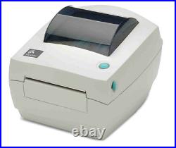 Zebra GC420D Direct Thermal Desktop Label Printer with OEM PWR Adapter & USB 2.0