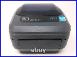 Zebra GK420d Direct Thermal USB Label Printer GK42-202210-000 No Power Adapter