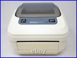 Zebra GK420d Direct Thermal USB Label Printer GK4H-202210-000 White withAC Adapter