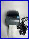 Zebra GX420T GX42-102410 USB Ethernet Direct Thermal Label Printer+Power Supply