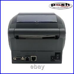Zebra GX420d Direct Thermal Label Printer Serial USB Ethernet with Power Supply
