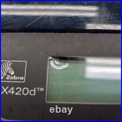 Zebra GX420d USB Ethernet Direct Thermal Label Barcode Printer GX42-202812-00FB