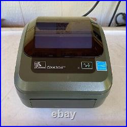 Zebra GX430D Thermal Label Printer GX43-202510-00DM USB 300dpi Amazon