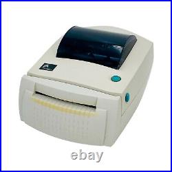 Zebra LP2844-Z Direct Thermal Barcode Printer Cutter USB Serial with AC Adapter