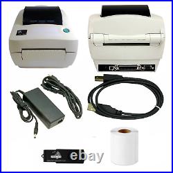 Zebra LP 2844 Yellowed, Direct Thermal Label Tag Printer LP2844 for Shipping USB