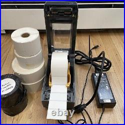Zebra ZD410 2 inch Direct Thermal Label Printer ZD41022-D01000EZ With Power Supply