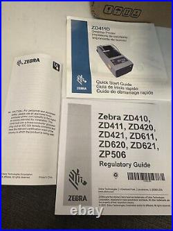 Zebra ZD410 Direct Thermal Desktop Printer Print Width of 2 in USB Connectivity