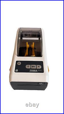 Zebra ZD410 Direct Thermal Printer USB Bluetooth Ethernet (White)
