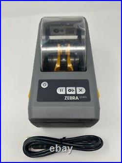 Zebra ZD410 USB Direct Thermal Label Printer no Power Cords