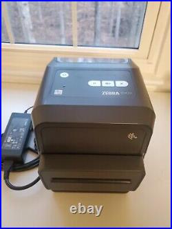 Zebra ZD420 Direct Thermal Label Printer USB Ethernet with AC Adapter