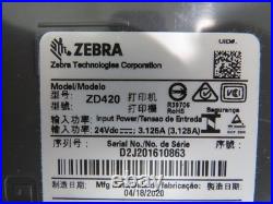 Zebra ZD420 Direct Thermal Printer USB ZD42042-D01000EZ 203dpi