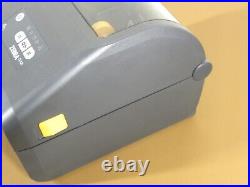 Zebra ZD421 ZD4A043-D01E00EZ USB Ethernet Direct Thermal Label Printer Low Use