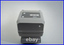 Zebra ZD620T Direct Thermal Transfer Desktop Label Printer with Battery and Base