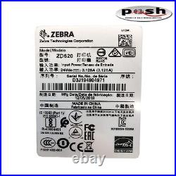 Zebra ZD620 Direct Thermal Barcode Label Printer with Power Supply- Open Box New