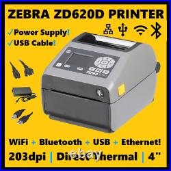 Zebra ZD620d Direct Thermal Label Printer, USB, Ethernet, Ships from USA