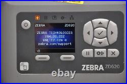 Zebra ZD620d Direct Thermal Label Printer USB Ethernet WIFI Bluetooth ZD620