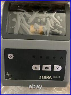 Zebra ZD621 300 DPI Thermal Transfer Desktop & Direct Thermal Printer withtear Bar