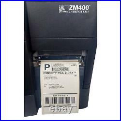 Zebra ZM400 600dpi Direct & Thermal Transfer Barcode Label Printer