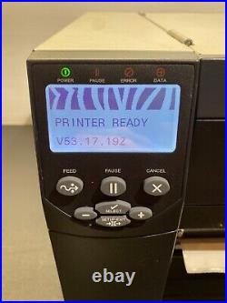 Zebra ZM400 Direct Thermal Label Printer ZM43N-2501-4000D Peeler Rewinder