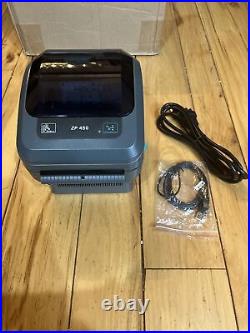 Zebra ZP450 Direct Thermal Label Shipping Barcode Printer USB