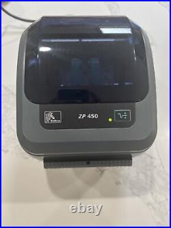 Zebra ZP450 Direct Thermal Label Shipping Barcode Printer USB