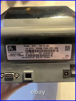 Zebra ZP450 Direct Thermal Label Shipping Barcode Printer USB ZP450-0501-0000