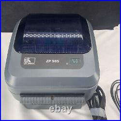 Zebra ZP505 Label Printer, Direct Thermal Bar Code. Lightly Used