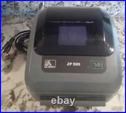 Zebra ZP505 Portable Direct Thermal Shipping Label Printer USB Serial Parallel